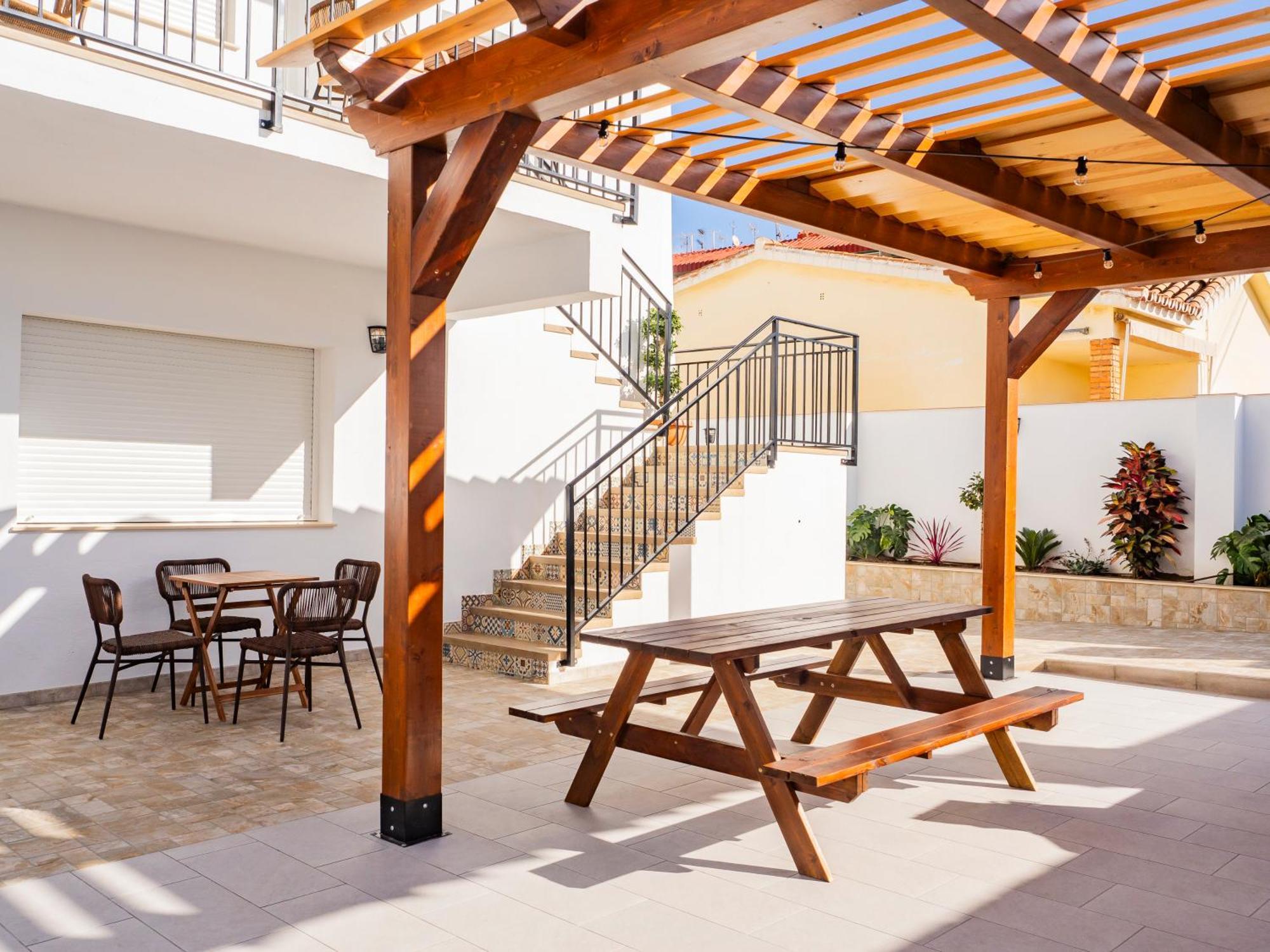 Апарт отель Complejo La Palapa Ринкон-де-ла-Викториа Экстерьер фото